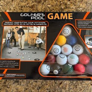 Golfer's Pool Game Set - Multicolor